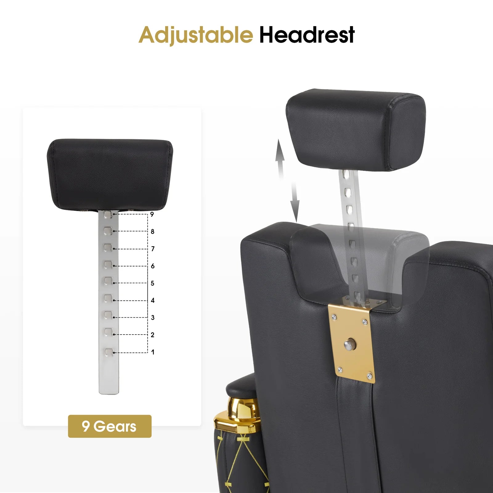 Barber Chair Golden Style.