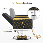 Barber Chair Golden Style.