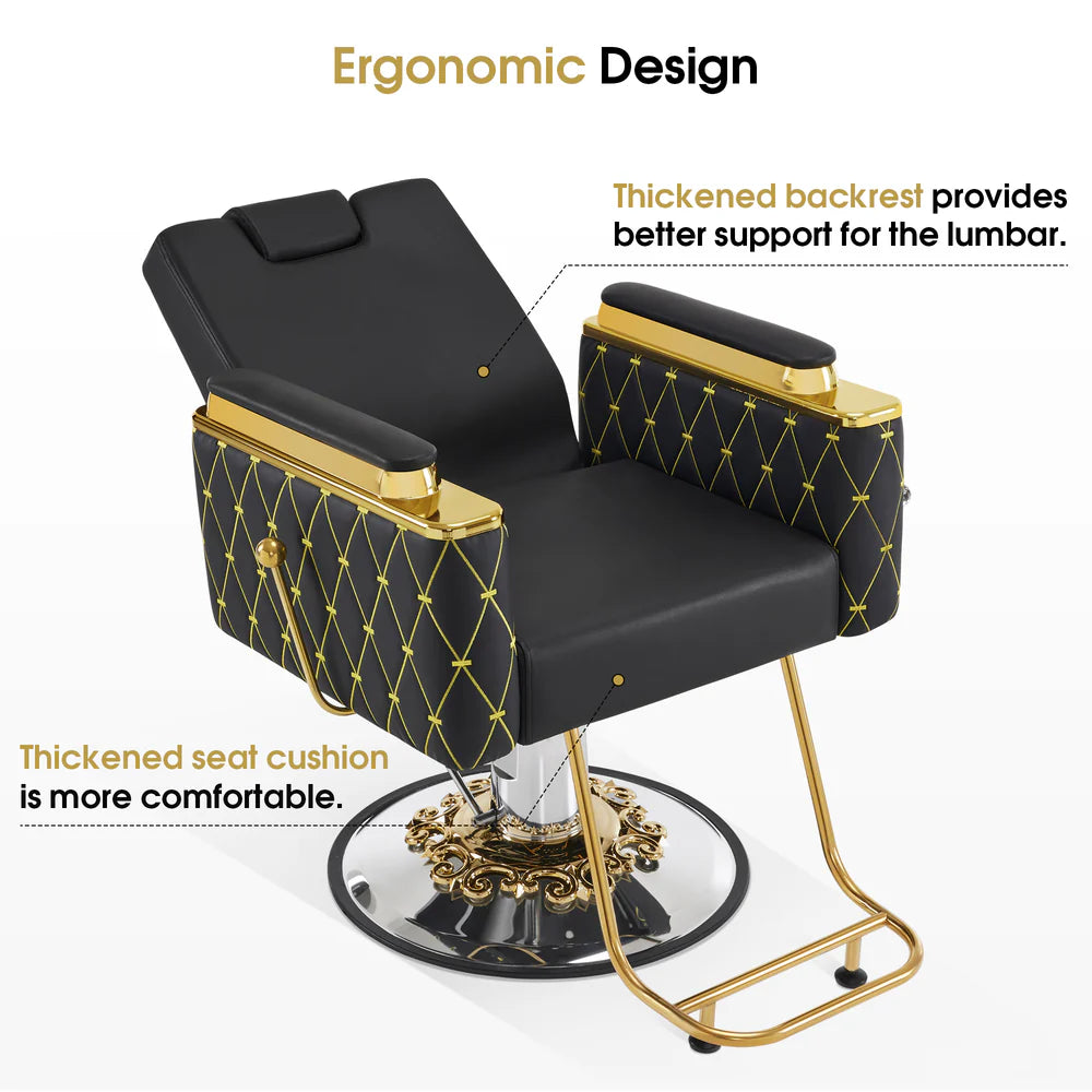 Barber Chair Golden Style.